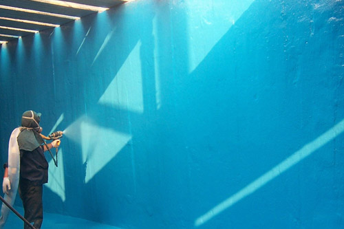 水池防滲處理方案噴涂聚脲