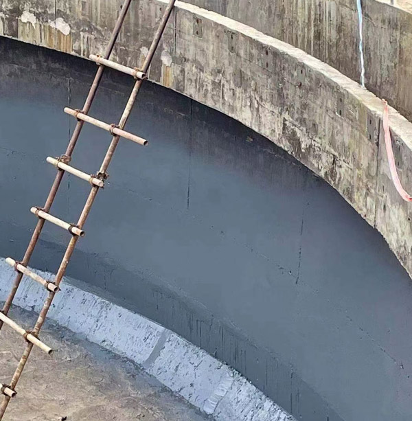 鹽水池防腐聚脲噴涂案例