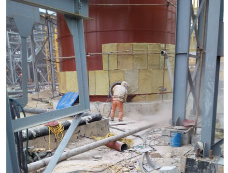 鋼結構聚脲噴涂機防腐施工案例